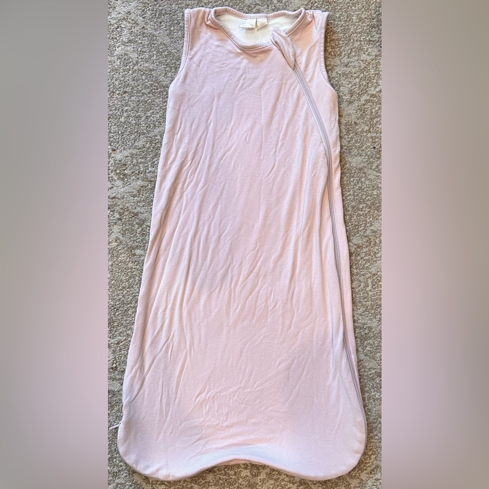 Kyte BABY sleep sack 0-6 month , .05 tog, light pink toddler zipper blush